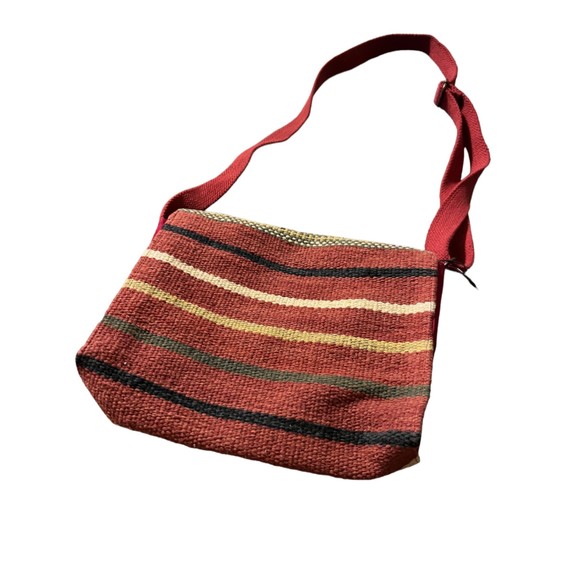 Crosstree Lane Crossbody Messenger Purse Adjustable Strap Aztec Serape Boho - Picture 4 of 12